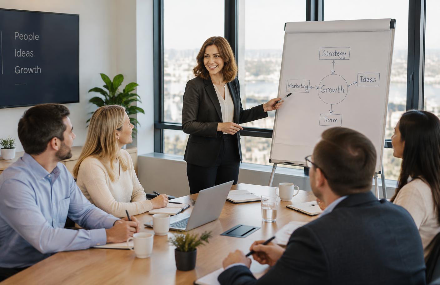 In-house training session with a corporate team